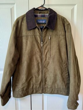 Roundtree & Yorke Brown Chore Jacket - Men's Size Large